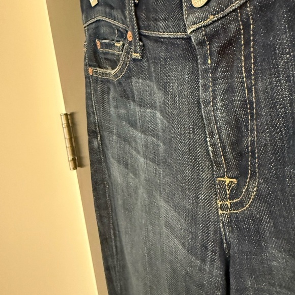 7 For All Mankind size 30 EUC classic Indigo Boot Cut Jeans - Picture 10 of 16